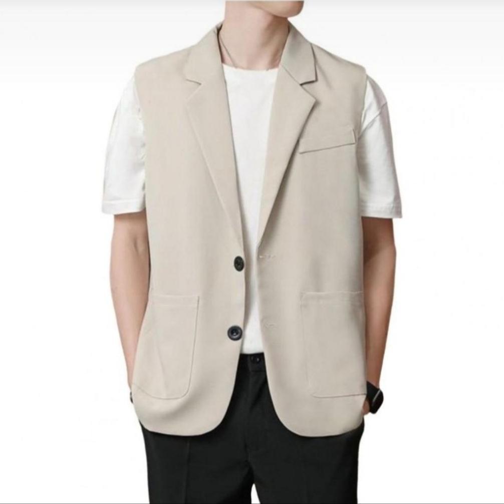 Alfat - Rompi Vest Formal Pria Wanita Outer Casual