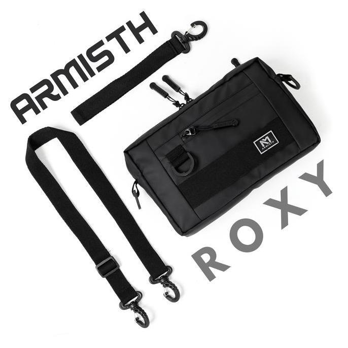Rishal - Hand Bag ROXY Pria Wanita Waterproof I Tas Tangan I Tas HP I Dompet Exclusicve Keren Kekini