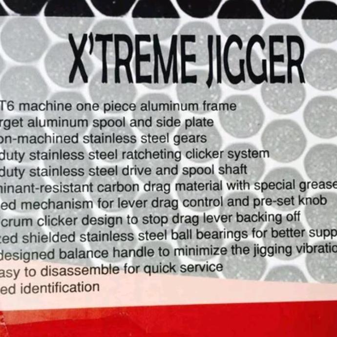 REEL KAMIKAZE EXTREME XTREME JIGGER OVER HEAD LX 3 LEFT HAND PSJ27
