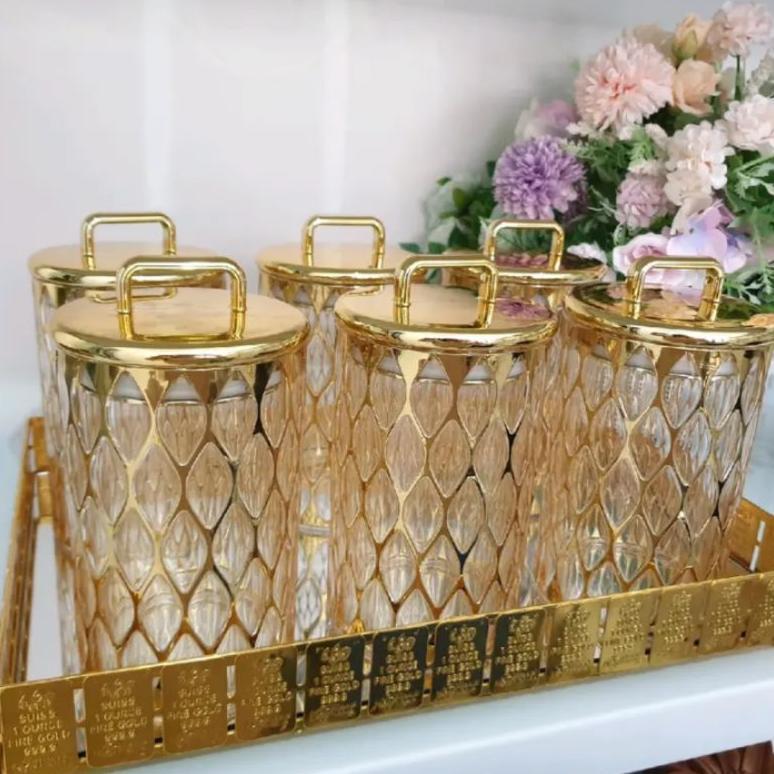 NEW DEALS [READY STOCK] ARABIAN JAR SATUAN /TOPLES AKRILIK KEDAP UDARA /TOPLES KUE LEBARAN MEWAH