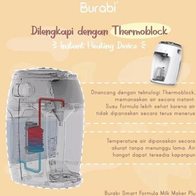 Burabi Smart Formula Milk Maker COMPACT / Burabi Mesin Susu Formula