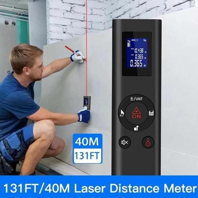 H6 Meteran Laser Digital 40M Laser Pengukur Jarak Laser Distance 40M Laser Meter [terbaik]
