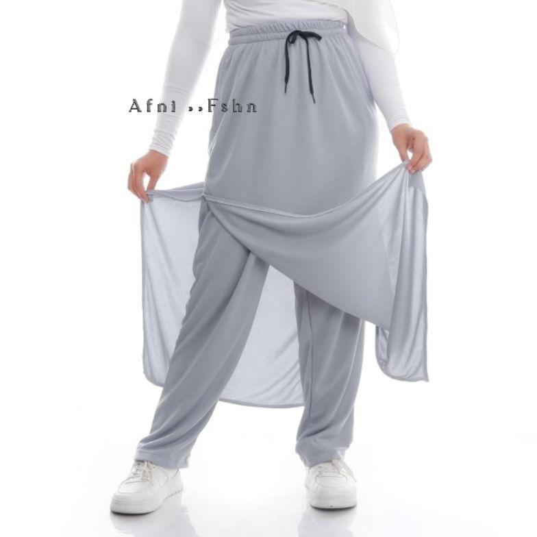 NEW PRODUCT Afni Fshn - Rok Celana Olahraga Wanita Syar'i / ROCELA Dewasa Muslimah