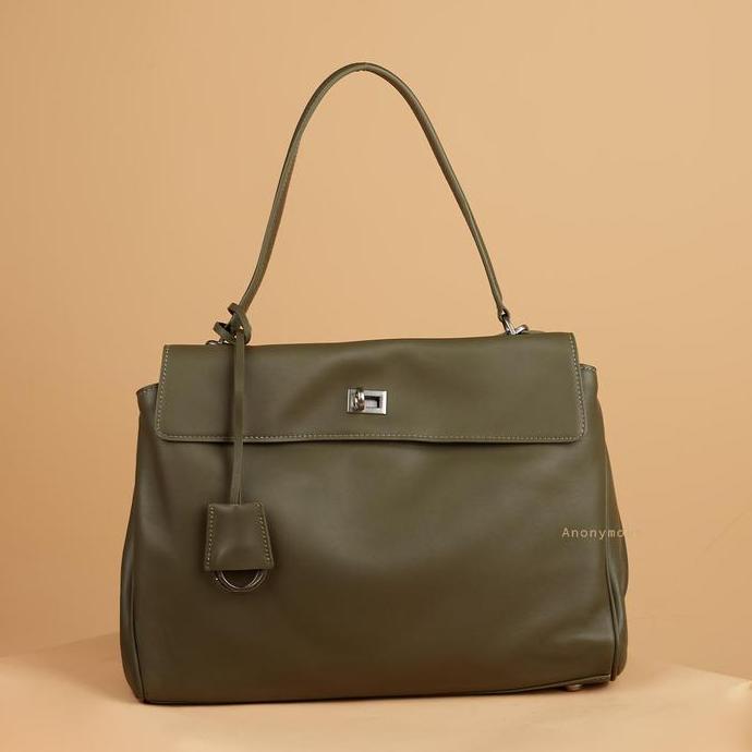 Terlaris Anonymous -  Zorro Swift Leather Shoulder Bag | Large - Small - Mini | Tas Bahu Wanita Kuli
