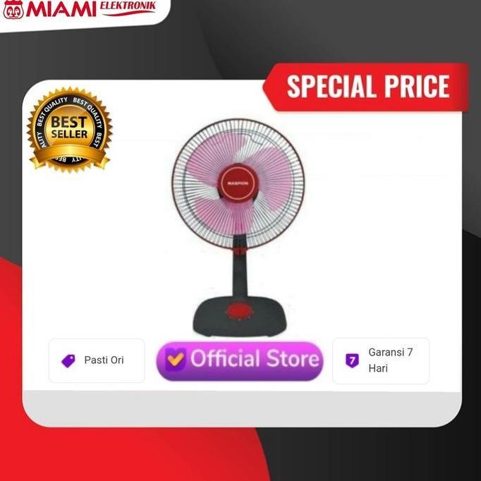 (Good) DESK FAN MASPION / KIPAS DUDUK MASPION EX308 / EX 308