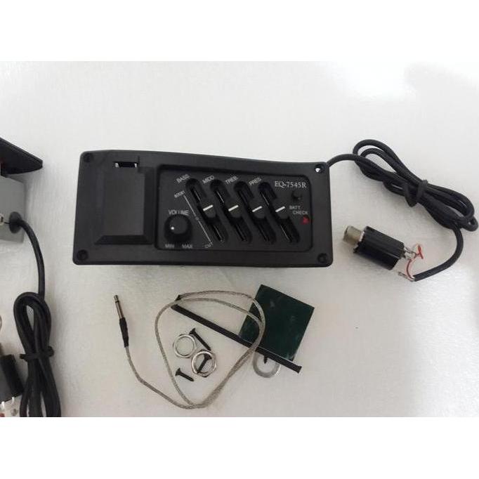 Pickup gitar / Pream / equalizer / spul gitar akustik 7545R import [terbaik]