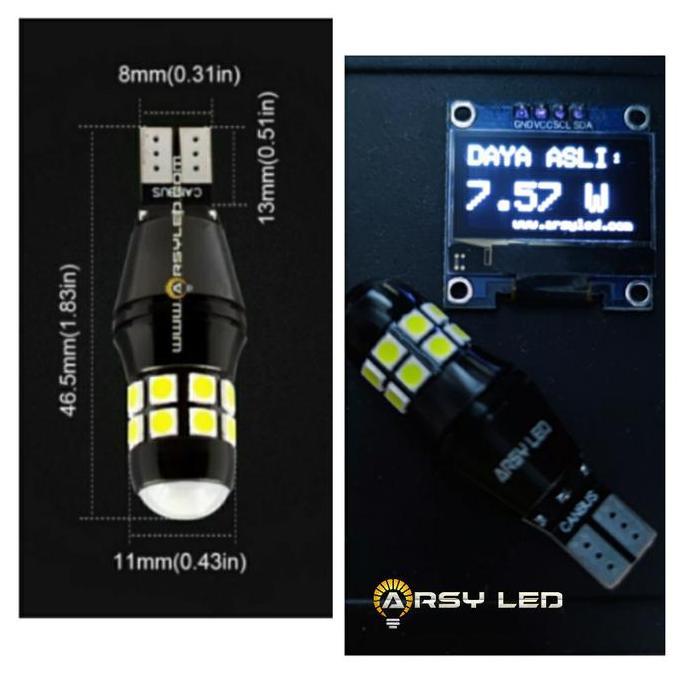 Parts- Arsyled Paket Lampu Led Calya Sra Senja Rem Mundur Kabin Lensa Mobil