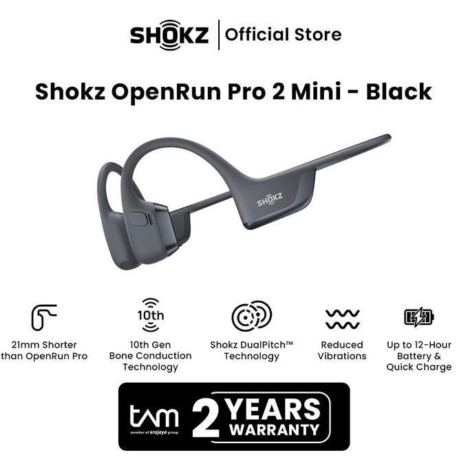Voce- Shokz Openrun Pro 2 Mini - Black