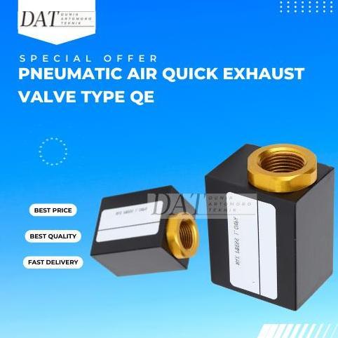 New- Pneumatic Quick Exhaust Valve Vent Valve Air Quick Exhaust Type Qe