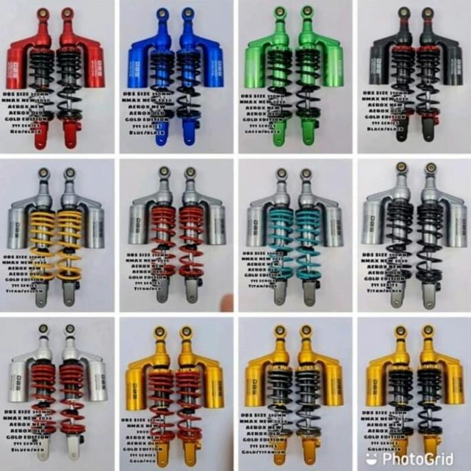 SHOCK BREAKER BLK DBS 711 PREMIUM G-SERIES CNC YAMAHA NMAX OLD UK345MM