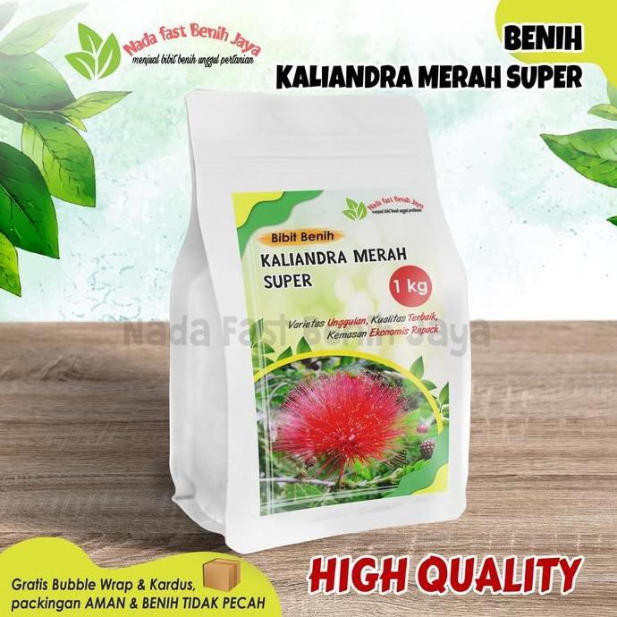 1 Kg Benih Biji Kaliandra Merah Super / Bibit Benih Kaliandra Benih Tanaman