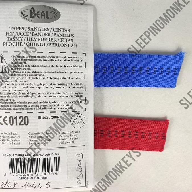Efni- Beal Webbing Tubular 26Mm