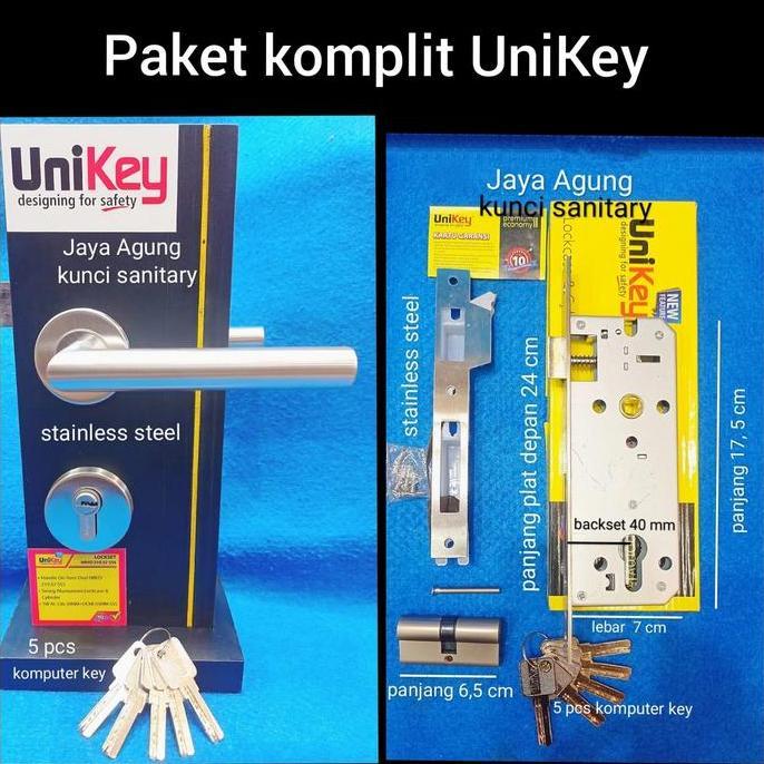 Efni- Handle Unikey Hre 219.57 Komplit Kunci Unikey Stainless Computer
