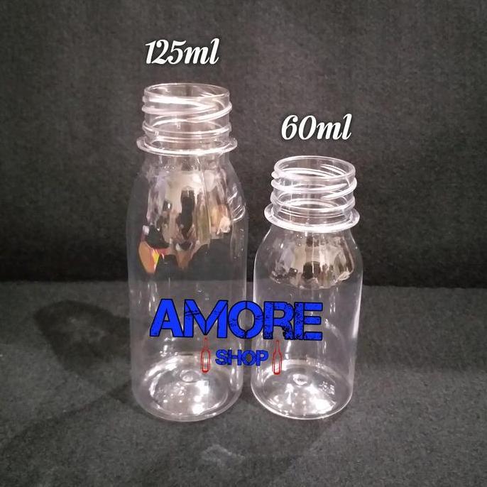 Maga- 90Pcs Botol Plastik 100-125Ml Botol Zamzam Madu Tinta Jelly Sirup Obat