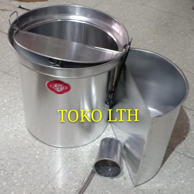 New- Tong Mie Ayam Baso Sekat Lepas 35 Cm Alumunium / Dandang Buleng Panci