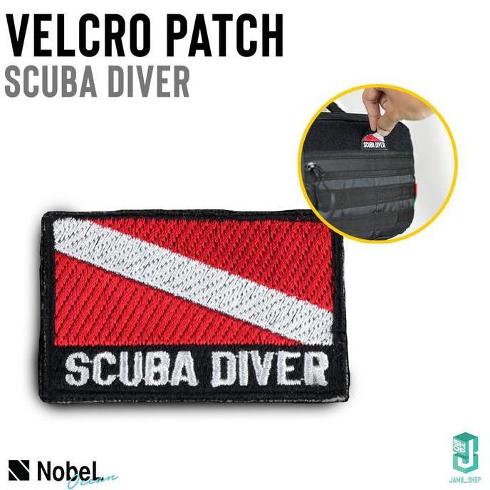 Portes- Velcro Patch Scuba Diver|Nobel Outdoor|Bordir|
