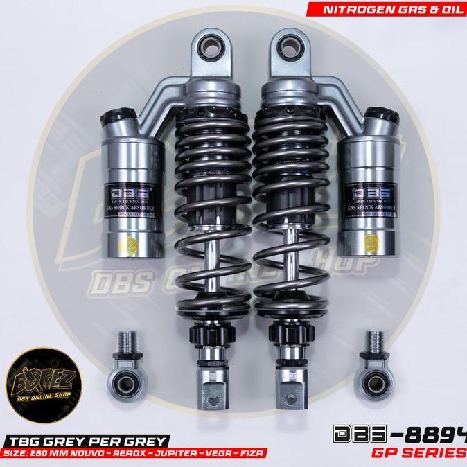 SHOCK DBS 8894-280MM GP SERIES SEMUA MOTOR MATIC MAUPUN BEBEK DAN MOTOR SPORT UNTUK DOUBLE SHOCK.