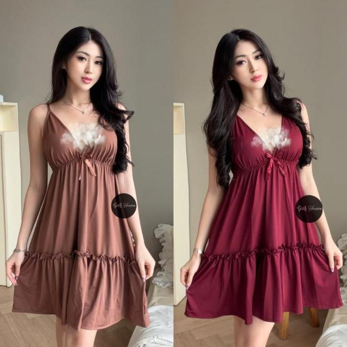 Pilihan - Abelle Sleepwear Dress [ Girlsheaven_Id ]