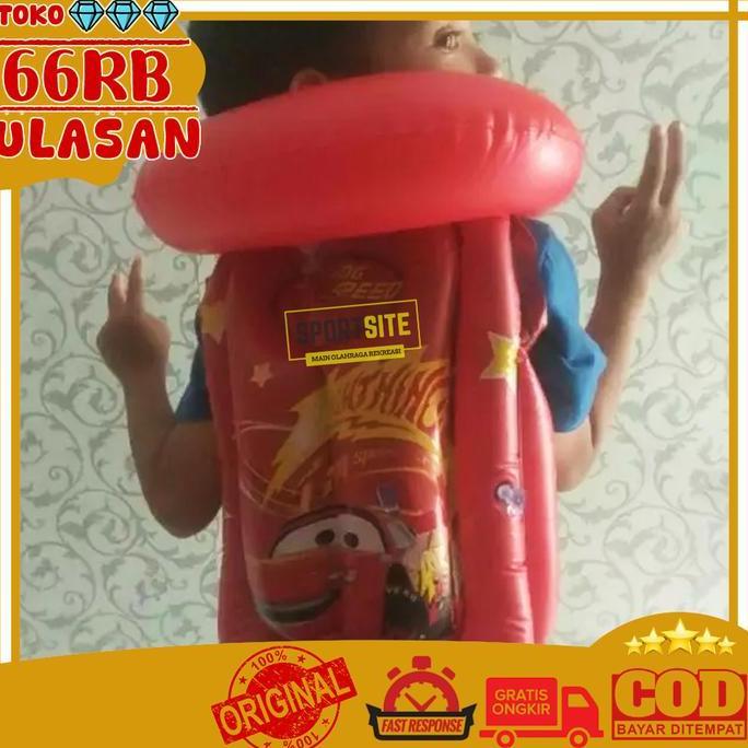 Portes- Swim Vest Cars Kecil. Jaket Rompi Pelampung Renang Anak