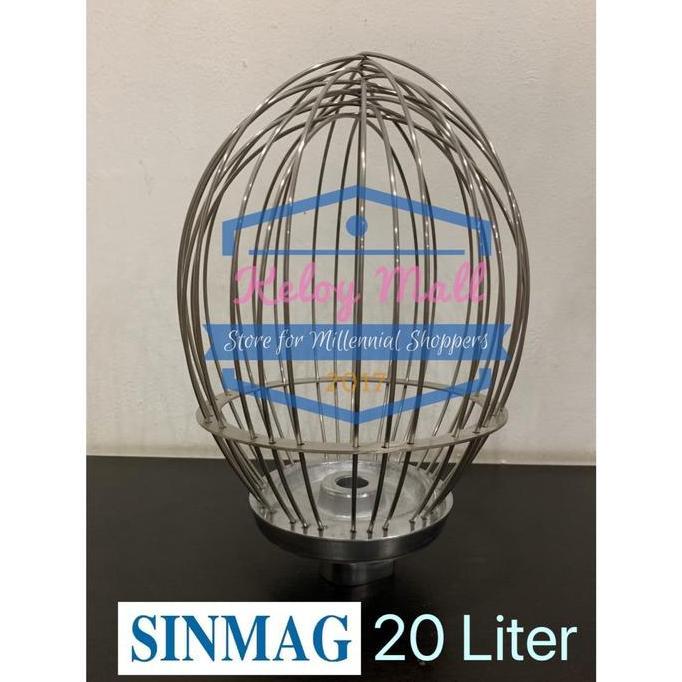 Sinmag Whisk Sparepart Kocokan Telur Mixer 20 Liter