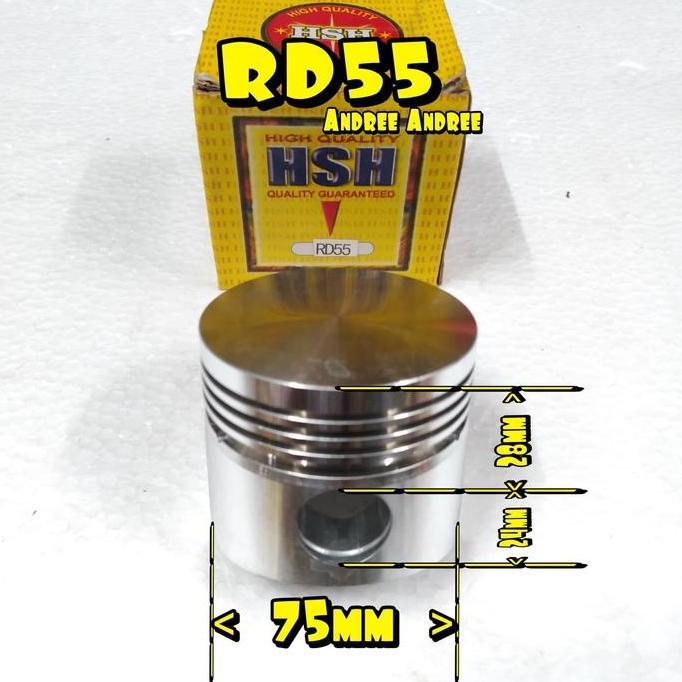 BEBAS ONGKIR - RD55 Piston - Seher Kubota RD-55 RD 55