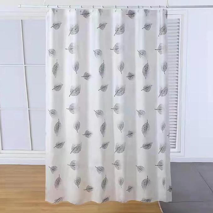 Furni- Tirai Kamar Mandi 183Cm X 200Cm Shower Curtain Gorden Kamar Mandi Plastik