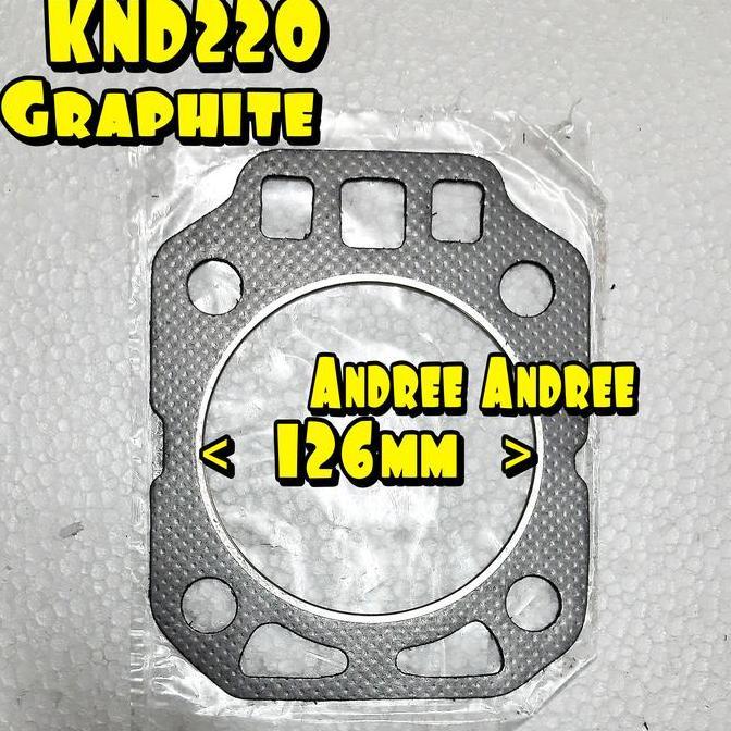 TERBARU - KND220 Gasket Cylinder Head - Paking Deksel Kubota KND-220 KND 220