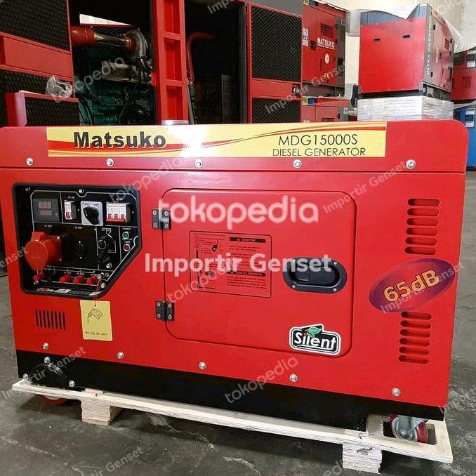 Genset Silent 15 Kva 1 Phase And 3 Phase Matsuko
