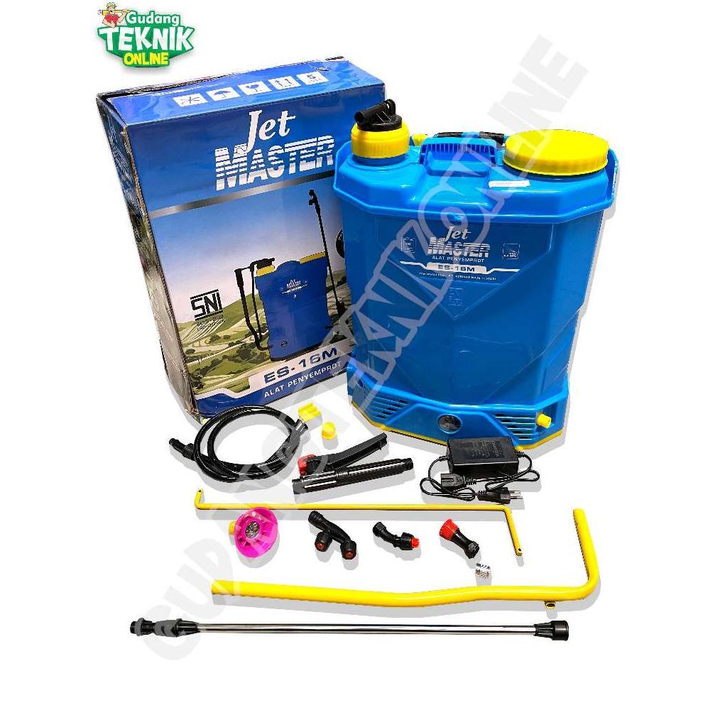 NEW Alat Sprayer Hama Elektrik 16L JET MASTER SNI PATRIOT / Alat Semprotan Semprot Hama Sawah Kebun 