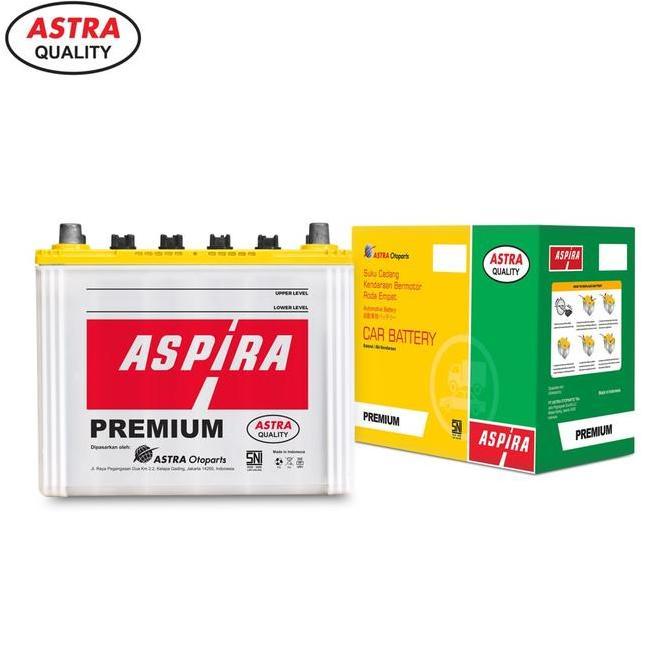 Aki Premium ASPIRA NS70 (65 Ah) untuk Kendaraan Panther Series, Elf