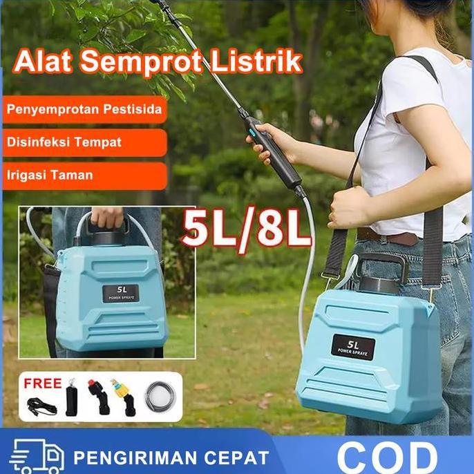FYP SPRAYER TOOLS SEMPROTAN RUMPUT ELEKTRIK 5/8 LITER SPRAYER ELEKTRIK 5 LITER SEMPROTAN HAMA *