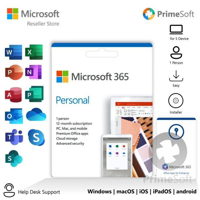 Microsoft Office 365 Original Lisensi