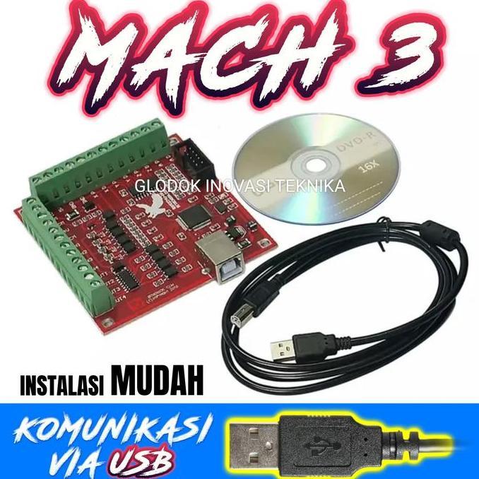 Mach3 Mach 3 Breakout Control Board Cnc Router Controller Usb 4 Axis