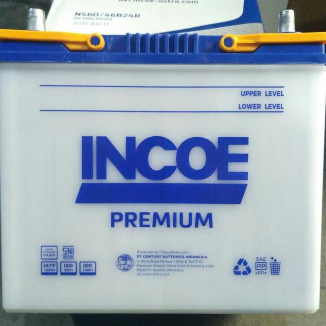 aki incoe premium type NS60 12 volt -45 Amper