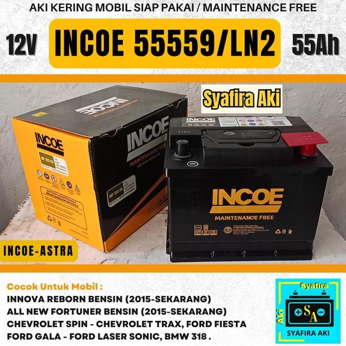 Aki Mobil Innova Bensin,Fortuner Bensin 55559/DIN 66 INCOE