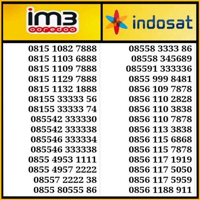 Card - Kartu Perdana Indosat M3