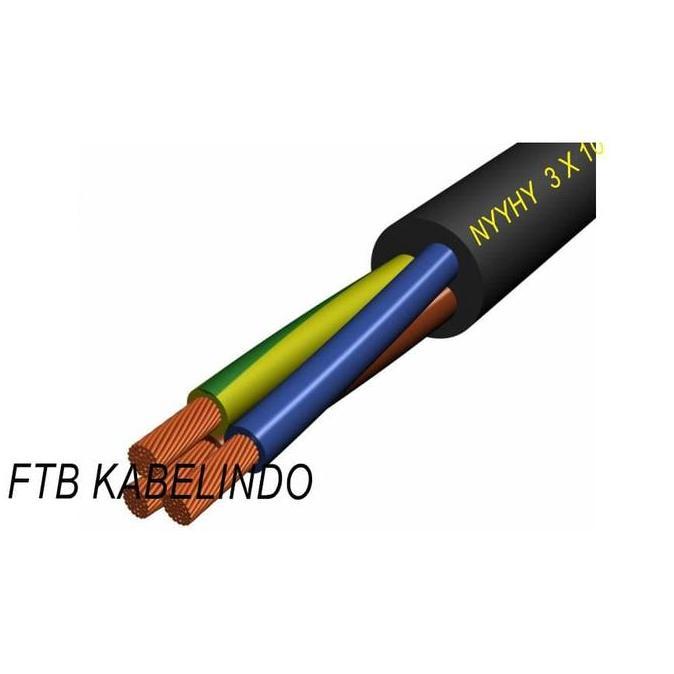 Futaba Kabel Listrik Nyyhy 3X10 Kabel Nyyhy 3 X 10 Mtr Fleksibel 750V