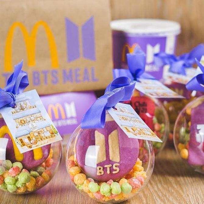 Best Seller Kue Macaron - Le Sucre Bts X Mcd Acrylic Ball Macaron Goodies - 6 Pcs Premium