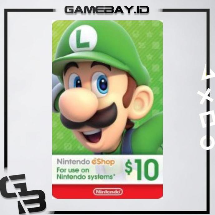 Card - Nintendo Switch Eshop Gift Card Usa Us Wallet 10 Usd Dollar Dolar $10
