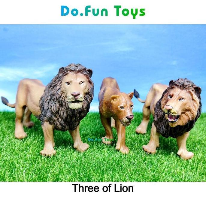 mainan - New Lion Animal Figure / Miniatur Mainan Binatang Singa Diskon