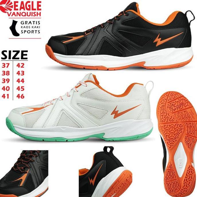 TERMURAH - Sepatu Badminton Eagle Vanquish Original Sepatu Badmnton Eagle