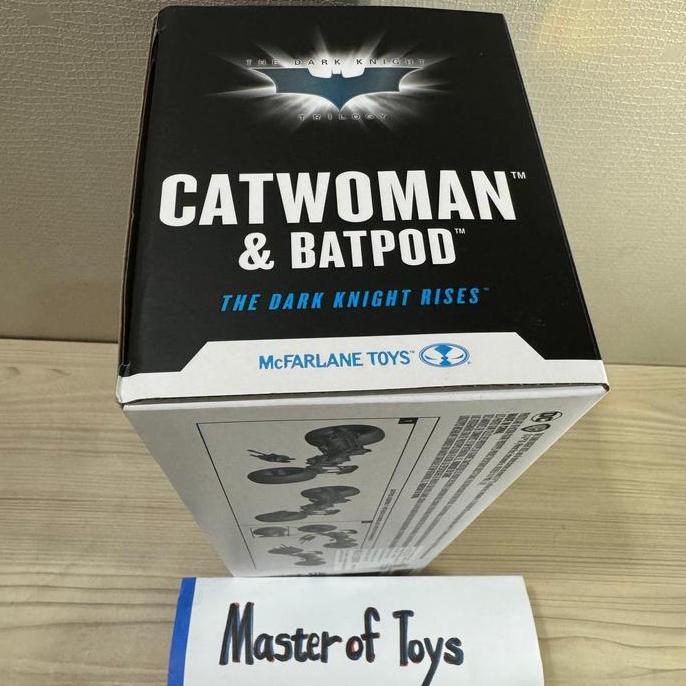 mainan - McFarlane DC Multiverse Cat Woman & Batpod The Dark Knight Rises Catwoman The Dark Knight T