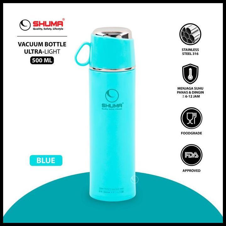 Terbaru Termos Stainless Steel 316 Ultra Light 500 Ml Shuma