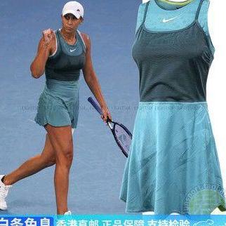 Tins- Baju Tenis Pickleball Nikecourt Slam Womens Dress Bnwt