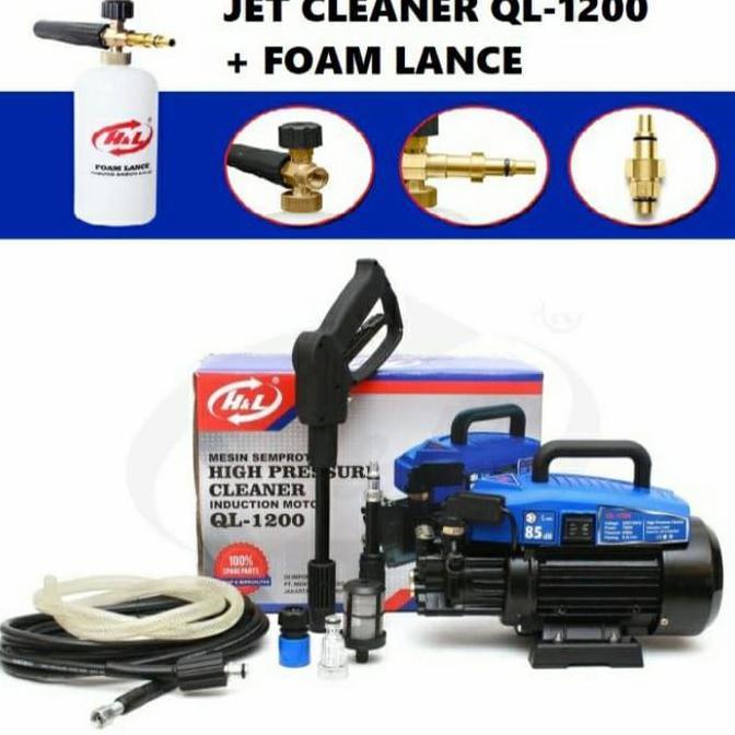 OK PAKET JET CLEANER HL H&L QL-1200 + FOAM LANCE HNL ''