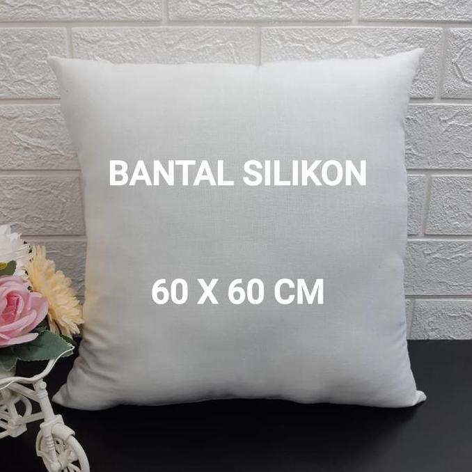 BANTAL SOFA SILIKON 60 X 60 CM, BANTAL KURSI SOFA 100 % SILIKON