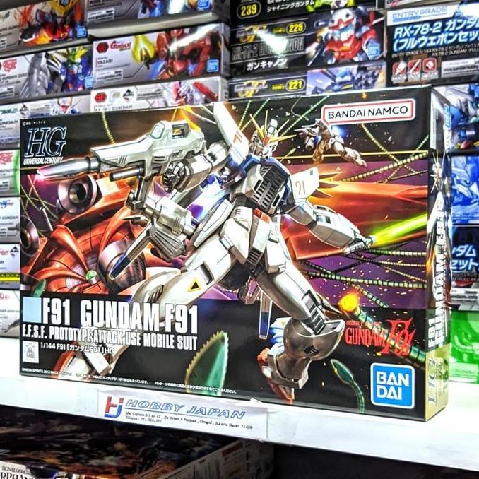 Kittoys- Hguc Hg Gundam F91 Bandai Plamo Modelkit