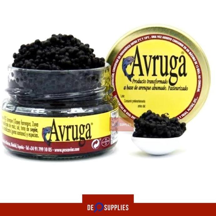 AVRUGA CAVIAR 120GR - PESCAVIAR KAVIAR TELUR IKAN HITAM SMOKED PREMIUM