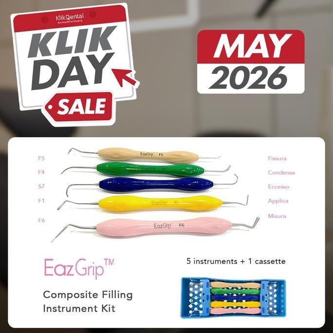 KLIK DENTAL EazGrip Composite Filling Instrument Kit