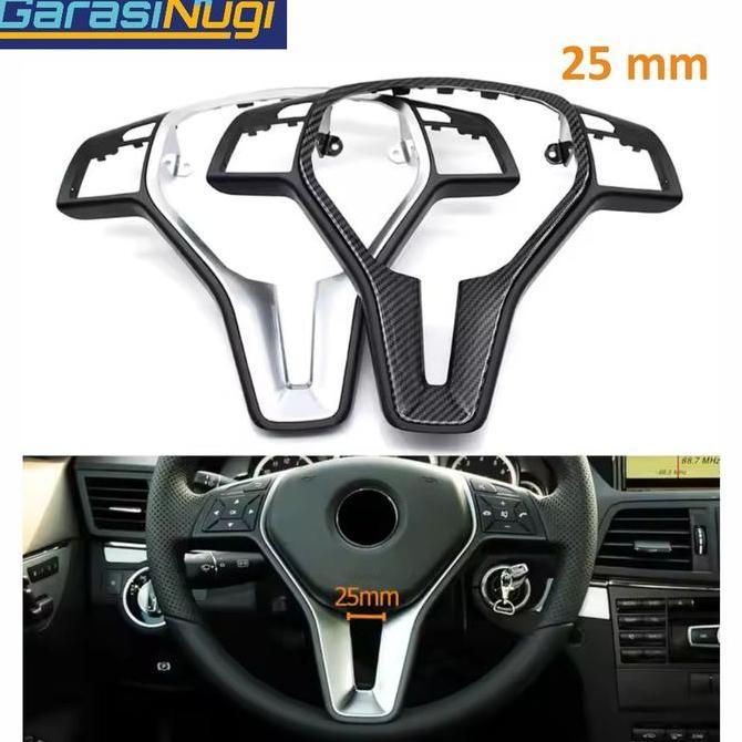 Steering Wheel Cover Trim Mercedes W204 W212 Sarung Stir C200 E300 Restock